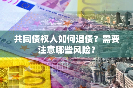 北京共同债权人如何追债？需要注意哪些风险？