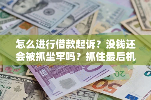 北京怎么进行借款起诉？没钱还会被抓坐牢吗？抓住最后机会！