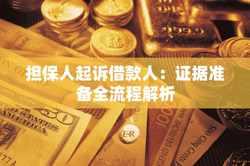 北京担保人起诉借款人：证据准备全流程解析