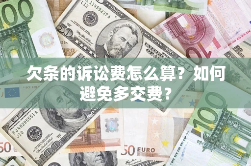 北京欠条的诉讼费怎么算？如何避免多交费？