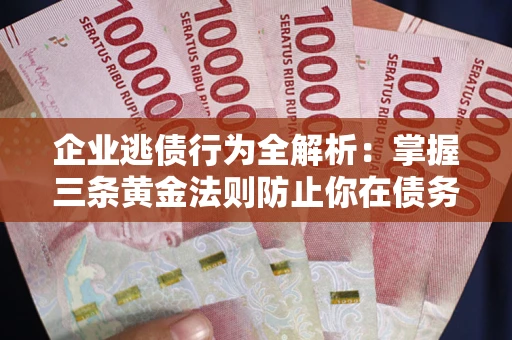 北京企业逃债行为全解析：掌握三条黄金法则防止你在债务乱局中“踩雷”