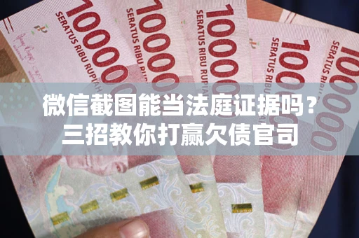 北京微信截图能当法庭证据吗？三招教你打赢欠债官司